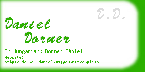 daniel dorner business card