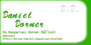 daniel dorner business card